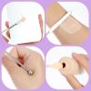3 Pcs Makeup Spatula,Foundation Cosmetic Spatula,Stainless Steel Facial Beauty Spatulas Tiny Face Professional Makeup Palette Mixer Face Cream Applicator Mixing Tool for Even Application Double Edged view 4