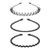 JERLITU Metal Headbands for Men, Unisex Wavy Hair Bands, Adjustable Fashion Headband, Simple Non-Slip Sports Outdoor Sports Head Bands & Gifts view 1