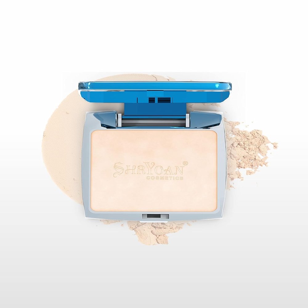BEMT 2-in-1 Face Powder, Lightweight Velvety Finish, Soft Texture, Long-Wear, Suitable for All Skin Types, Shade 01, 24g