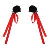 1 Pair The Film of Anime Hairpin Plush Bun Ribbon Hair Clip for Children Fashionable Little Girls Cosplay Headdress view 1