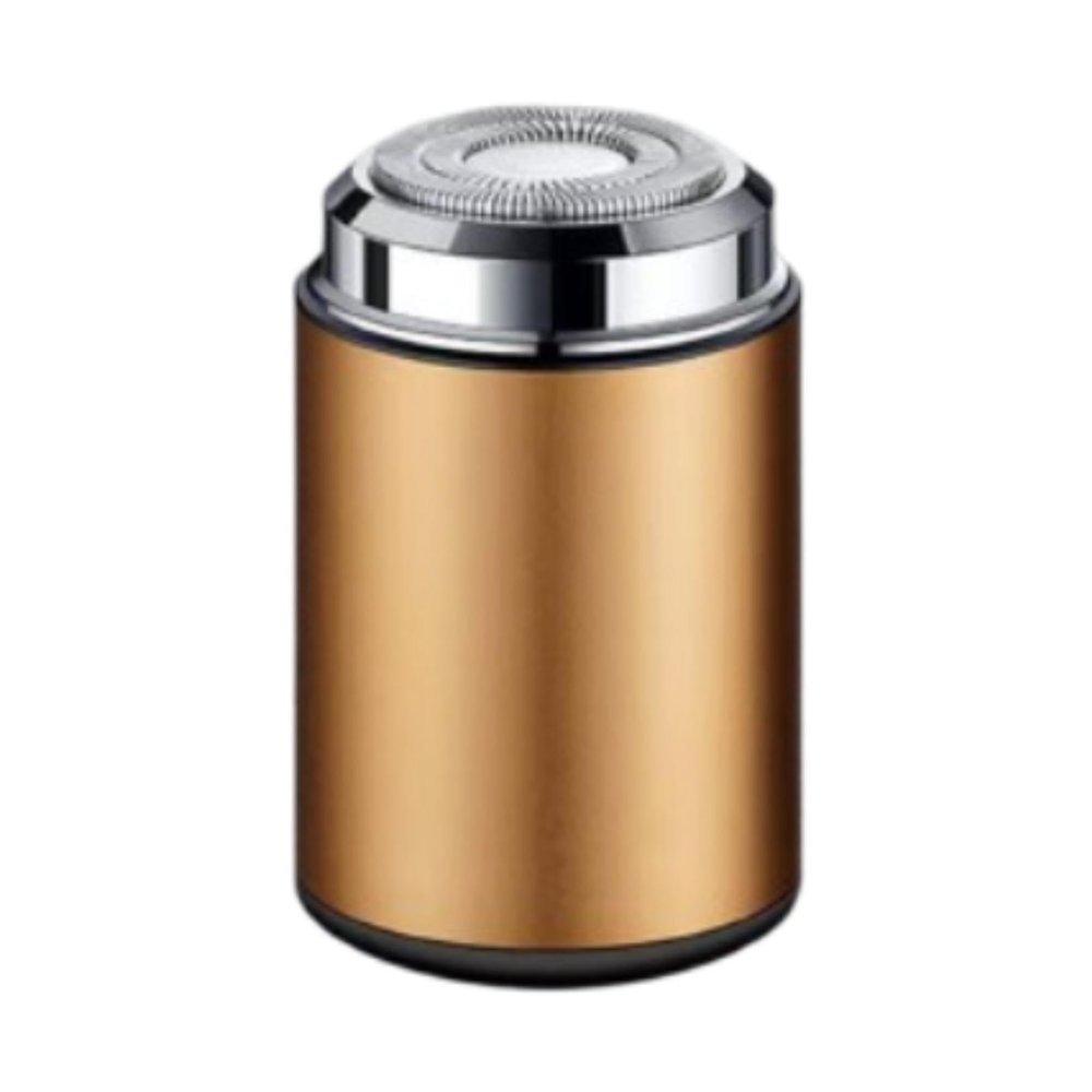 Hzskjyt Electric Shaver Beard Shaver for Men Compact Shaving,Waterproof,Portable,Pocket Size for Home Travel Office Car Business Trip, gold