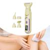 Hzskjyt Electric Shaver for Woman Electric Grooming LED Display Full Body Shaver Bikini Trimmer for Face Body Bikini Underarm Salon, Beige view 2