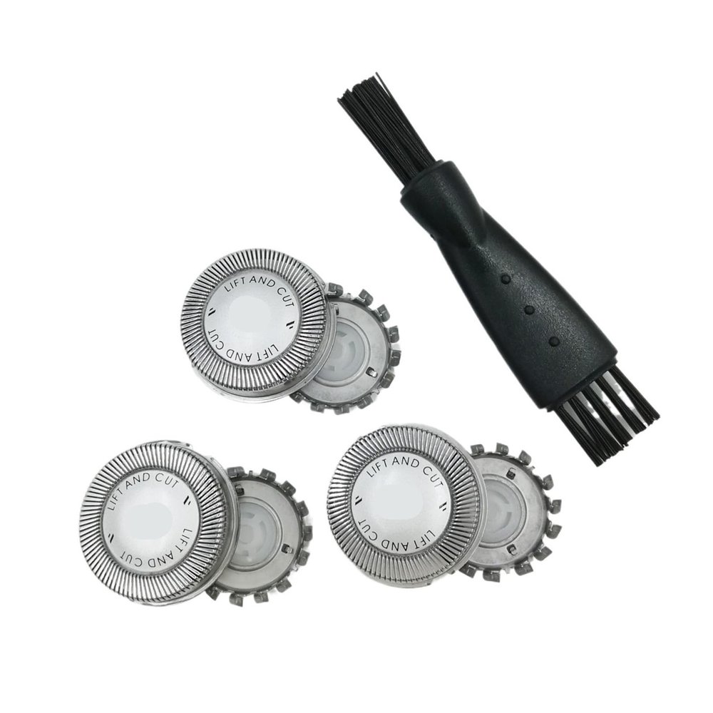 3pcs Replace Head Razor Blade Compatible for Philips Shaver HQ3 HQ4 HQ55 HQ56 HQ4 Hq44 HQ6640 HQ6645 HQ6675 HQ6676 HQ6695 HQ6696 HQ6425