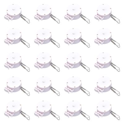 Hzskjyt 20x Hair Curling Machine Fittings, Sturdy Universal Wire Hanging Hook for Hair Salon, White A