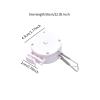 Hzskjyt 20x Hair Curling Machine Fittings, Sturdy Universal Wire Hanging Hook for Hair Salon, White A view 4