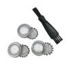 3pcs Replace Head Razor Blade Compatible for Philips Shaver HQ3 HQ4 HQ55 HQ56 HQ4+ Hq44 HQ6640 HQ6645 HQ6675 HQ6676 HQ6695 HQ6696 HQ6425 view 1