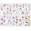 10sheets Cartoon Mermaid Temporary Tattoos,Cute Tattoos sticker for Kids for Birthday Party or School Show,Mermaid DIY Decoration,Temp Tattoos for Kids, view 1