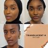 Saie Slip Tint Baked Setting Powder - Translucent Powder for Face Makeup with a Natural-Radiant Finish - Blurs, Brightens & Smooths Complexion - Translucent 4 - Tan to Deep (0.24 oz) view 2