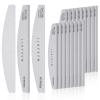 Makartt Nail Files: 180/240 Grit Emery Boards for Nails, 20pcs Professional Dual-Sided Fingernail Files for Natural Nails Prep & Buffing, Reusable Nail Care Manicure Set for Salon & Home Use view 1
