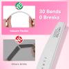 Makartt Nail Files: 180/240 Grit Emery Boards for Nails, 20pcs Professional Dual-Sided Fingernail Files for Natural Nails Prep & Buffing, Reusable Nail Care Manicure Set for Salon & Home Use view 4