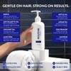 Routine Wellness Anti-Thinning Shampoo for Thinning Hair - Biotin DHT Blocker Women & Men - Color Safe Shampoo for Hair Loss & Healthy Hair - Peony & Pomegranate - 14oz view 4