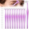 12PCS Eyebrow Trimmer Razors, Facial T Shape Shaver Tool for Eye Brow, Face Razors for Women, Eyebrow Trimming Kit for Girls, Safe and Easy Peach Fuzz Remover for Smooth and Radiant Skin (Purple) view 1