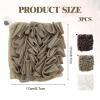 3 PCS Soap Bar Loofah That Holds Bar Soap-Exfoliation Mesh Shower Ball,2 in 1 Bath Loofah Sponge with Drawstring (Coffee, Khaki, White) view 2