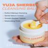 FIT YOUR SKIN Yuja Sherbet Cleansing Balm - Korean Makeup Remover with Citron Extract Vitamin C Oil Cleanser Moisturizing Sebum Control Gentle Pore Care - Fresh Yuzu Scent, 3.04 fl.oz view 2