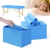 Disposable Bed Sheets 200 Pcs 31" x 71" Breathable Non Woven Fabric - Massage Table Sheets & SPA Bed Cover for Massage, Beauty, Tattoos (Blue) view 1