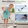 Electric Spin Scrubber for Cleaning Bathroom, Shower Scrubber Cordless Cleaning Brush with IPX7 Waterproof & 3 Speed-9 Brush Heads, Bathroom Cleaning Supplies for Shower Tub Kitchen Tile Toilet Floor view 2
