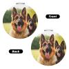 LHBWCVN Compact Mirror for Purse, Handheld 2 Sided 1X/2X Magnifying Makeup Mirror for Women Men, Happy German Shepherd Cosmetic Mirror Foldable Mini Vanity Mirror Portable Travel Mirrors view 2