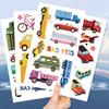 20sheet(200+patterns) Cartoon car Temporary Tattoos For Kids Boys Girls,Car Themed Birthday Party Favors, Supplies, Decorations, Fake Tattoo Stickers, School Rewards Prizes & Gifts for Boys & Girls view 2
