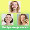 LSXKAMIX Jade Roller Gua Sha Tools - Nature Gua Sha Facial Tool Skin Tightening Face Massager Anti-Aging Jade Face Roller Puffiness Reducing Guasha Stone for Women MenGreen view 4