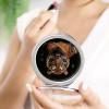 ERSTSNCK with Tiger and Paws Compact Mirror for Purse, Double-Sided 1x/2x Magnifying Metal Pocket Makeup Mirrors, Folding Mini Vanity Mirror, Handheld Round Travel Cosmetic Mirrors for Women view 4