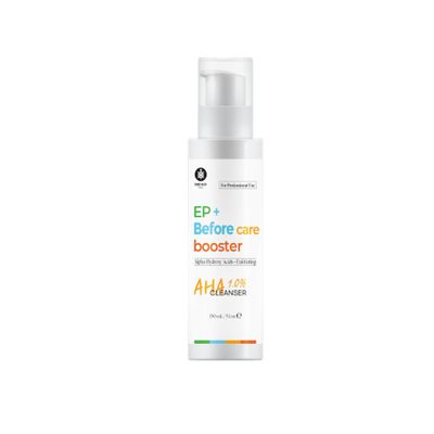 Ribeskin EP+ Before Care Booster AHA Cleanser  1% Glycolic & Lactic Acid Gel Face Wash with Panthenol for Deep Cleansing and Skin Prep, 5.1 fl oz