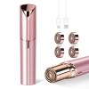 Facial Hair Removal for Women, Portable Painless Hair Remover Device, Rechargeable, with 4 Replacement Heads, for Face, Upper Lip and Chin view 1