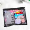 8 Transparent Zipper Pouches, Multi-Purpose Waterproof PVC Storage Bags, Perfect for Organizing Cosmetics & Documents view 3