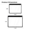 8 Transparent Zipper Pouches, Multi-Purpose Waterproof PVC Storage Bags, Perfect for Organizing Cosmetics & Documents view 4