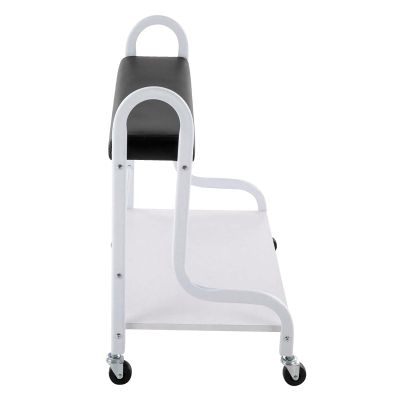 KJZQLMZ Foot Stand Cart, Portable Salon Cart, Foot Spa Cart with Wheels, Rolling Storage Station for Beauty Salon, Hairdresser, Bathroom