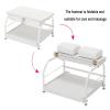 KJZQLMZ Pedicure Trolley Cart with Foot Rest Portable Pedicure Station with Wheels for Beauty Salon, Nail and Foot Spa, Massage Table view 3