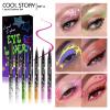 COOL STORY Liquid Eyeliner Waterproof Smudge Proof Eye Liner, 24H Long-Lasting, 0.6ml/0.02 fl.oz (SET-A) view 2