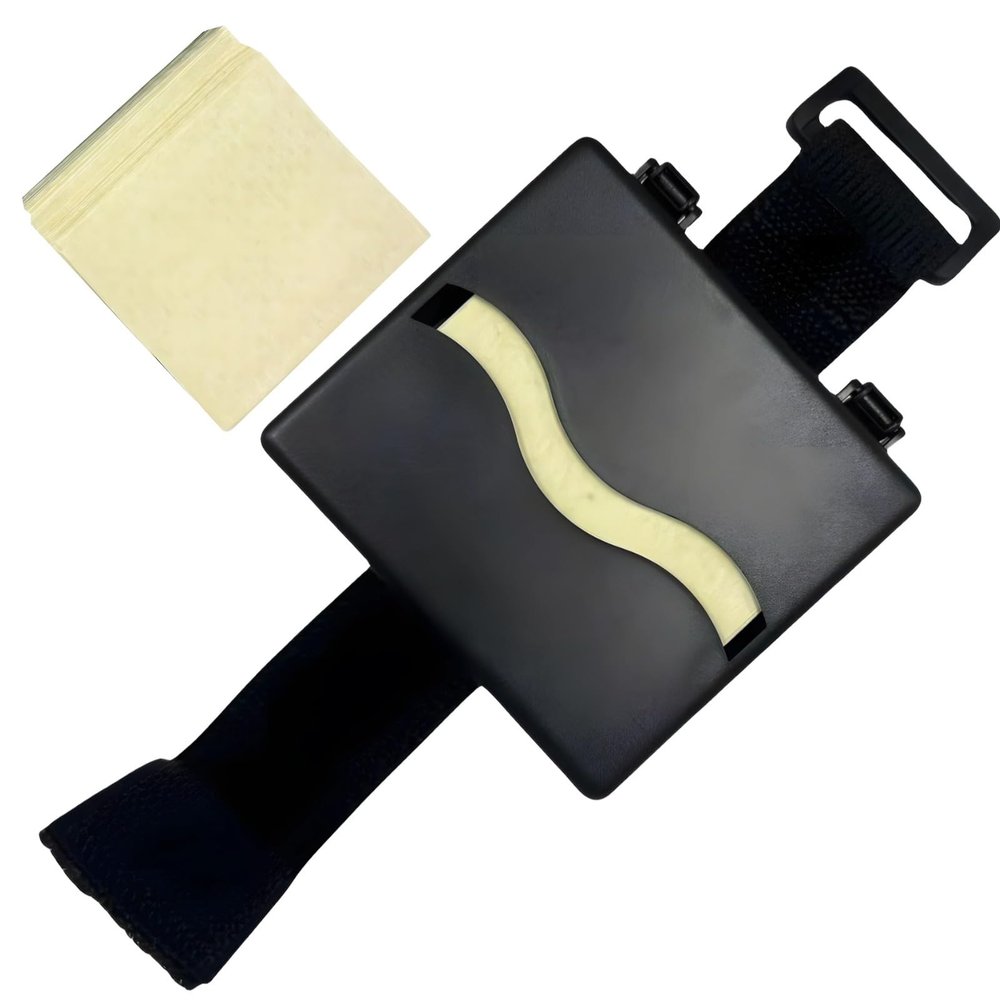 1 Wrist Hair Perm Paper Box With 180 Perm Papers, Adjustable Band, Ultra-Thin, Easy To Clean, Essential Hair Tool For Home & Salon Use