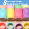 150PCS Baby Hair Ties, IKOCO Small Hair Ties for Little Girls Kids No Crease Seamless Colorful Ponytail Holders,8 Candy Colors view 4