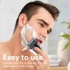 MENLITE Electric Shaver for Men,3 Floating Blade Beard Trimmers,Waterproof Foil Shaver,Cordless Rechargeable with Pop Up Sideburns Trimmer,Portable Mens Travel Facial Hair Groomer view 3
