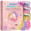 AILEORY Under Eye Patches for Dark Circles, Puffiness, Fine Lines, Eye Mask Set with Retinol, 24K Gold, Caffeine, Gel Mask for Birthday & Spa Party Favors, Skincare Gift for Women & Men, 24 Pairs view 1