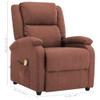AMBERARD Massage Chair Brown 100% Polyester Massaging Chairs view 2