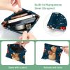 2Pcs Shrapnel Pouch for Purse, Cartoon capybara-19 Waterproof Makeup Bag, Portable Pouch for Women Gifts view 3