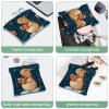 2Pcs Shrapnel Pouch for Purse, Cartoon capybara-19 Waterproof Makeup Bag, Portable Pouch for Women Gifts view 4