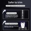 Ear and Nose Hair Trimmer for Men Women with Detachable Head, Professional Painless USB Rechargeable Nose Hair Trimmer, Powerful Motor and Washable Blades, Lightweight Black (Black Single-Piece) view 3