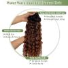 Ombre Tape in Hair Extensions Human Hair, Seamless Tape ins Balayage Natural Black to Blonde Highlighted Water Wave Hair Extensions Real Human Hair Tape in 22 Inch 50 Gram 20pcs view 2