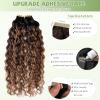 Ombre Tape in Hair Extensions Human Hair, Seamless Tape ins Balayage Natural Black to Blonde Highlighted Water Wave Hair Extensions Real Human Hair Tape in 22 Inch 50 Gram 20pcs view 3