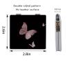 2 Pcs Compact Mirror, 2X Magnification Black Butterfly Double-Sided Patterns Handheld Portable for Handbag Purse Pocket Travel Makeup Mirror, Portable Beauty Mirror, Makeup Tools for Women & Girls view 2