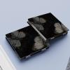 2 Pcs Compact Mirror, 2X Magnification Black Butterfly Double-Sided Patterns Handheld Portable for Handbag Purse Pocket Travel Makeup Mirror, Portable Beauty Mirror, Makeup Tools for Women & Girls view 3