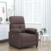 AMBERARD Massage Chair Dark Brown Fabric Massaging Chairs view 1