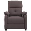 AMBERARD Massage Chair Dark Brown Fabric Massaging Chairs view 3