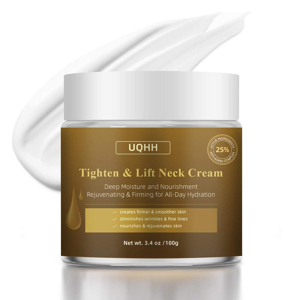 Neck Firming Cream 3.4oz Tightening & Lifting Neck Cream for Sagging, Crepey Skin Double Chin Reducer & Wrinkle Cream for Women Beauty & Personal Care, Korean Neck Tightening, Skin-Tight Look