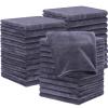 Panelee 24 36 Packs of Bleach Proof Towels Microfiber Absorbent Bleach Resistant Salon Hand Towels for Gym, Bath, Spa, Shaving, Shampoo, Home Hair Drying (Gray,14 x 29 Inch) view 1