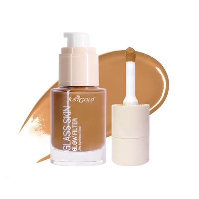 BEMT Glow Skin Filter, Ultra Luminous Finish, Enriched with Vitamin E (30 ML) (Caramel)