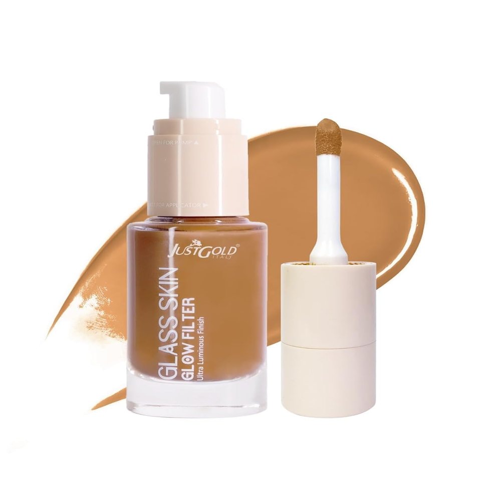BEMT Glow Skin Filter, Ultra Luminous Finish, Enriched with Vitamin E (30 ML) (Caramel)