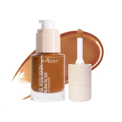 BEMT Glow Skin Filter, Ultra Luminous Finish, Enriched with Vitamin E (30 ML) (Ganache)